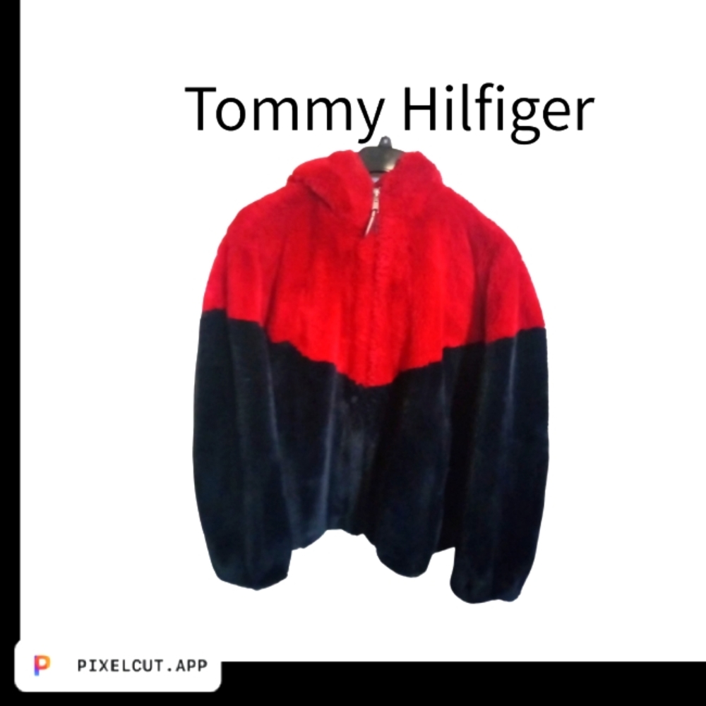 Slightly used Tommy Hilfiger winter fleece coat